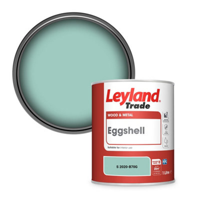 Leyland Trade Wood & Metal Eggshell Paint (S 2020-B70G) 1L from B&Q