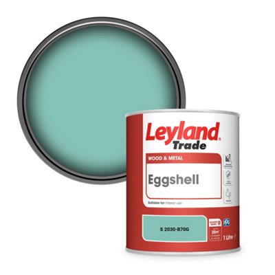 Leyland Trade Wood & Metal Eggshell Paint (S 2030-B70G) 1L from B&Q