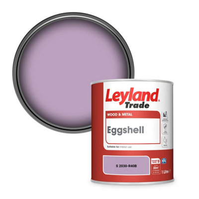 Leyland Trade Wood & Metal Eggshell Paint (S 2030-R40B) 1L from B&Q