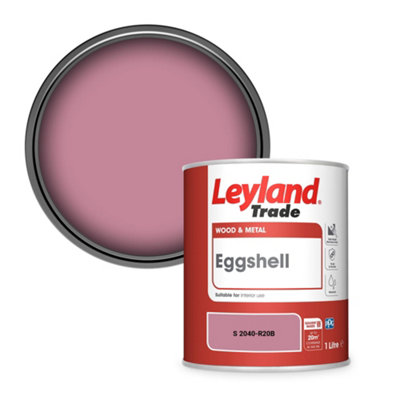 Leyland Trade Wood & Metal Eggshell Paint (S 2040-R20B) 1L from B&Q