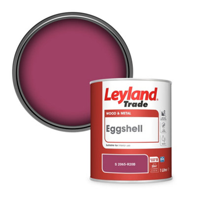 Leyland Trade Wood & Metal Eggshell Paint (S 2065-R20B) 1L from B&Q
