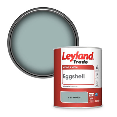 Leyland Trade Wood & Metal Eggshell Paint (S 3010-B50G) 1L from B&Q