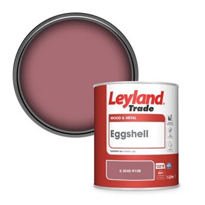 Leyland Trade Wood & Metal Eggshell Paint (S 3040-R10B) 1L from B&Q