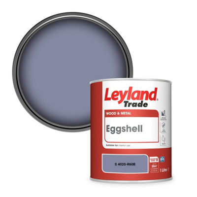 Leyland Trade Wood & Metal Eggshell Paint (S 4020-R60B) 1L from B&Q