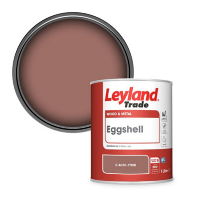Leyland Trade Wood & Metal Eggshell Paint (S 4030-Y90R) 1L from B&Q
