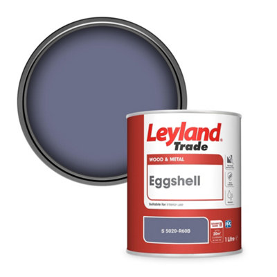 Leyland Trade Wood & Metal Eggshell Paint (S 5020-R60B) 1L from B&Q