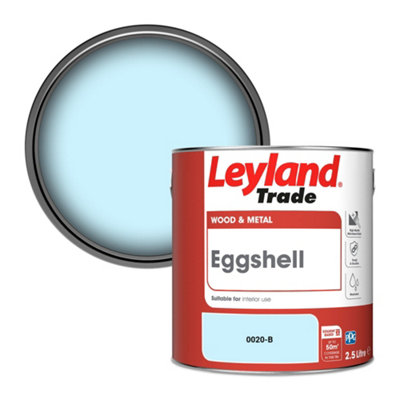 Leyland Trade Wood & Metal Eggshell Paint (0020-B) 2.5L from B&Q
