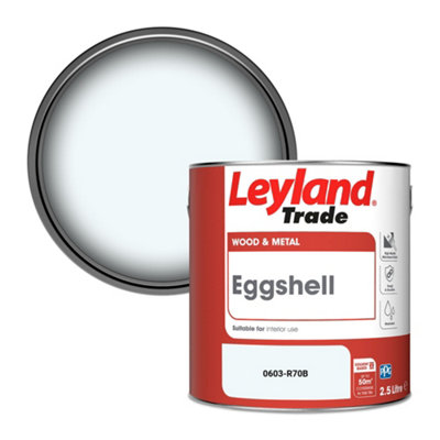 Leyland Trade Wood & Metal Eggshell Paint (0603-R70B) 2.5L from B&Q