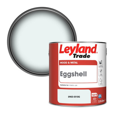 Leyland Trade Wood & Metal Eggshell Paint (0903-B10G) 2.5L from B&Q