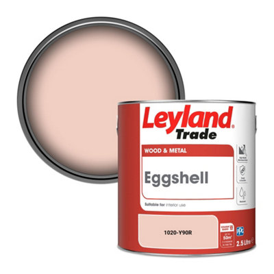 Leyland Trade Wood & Metal Eggshell Paint (1020-Y90R) 2.5L from B&Q