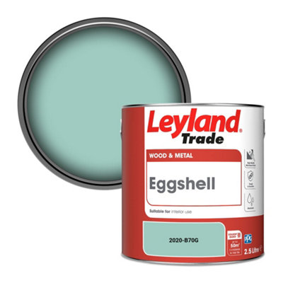 Leyland Trade Wood & Metal Eggshell Paint (2020-B70G) 2.5L from B&Q