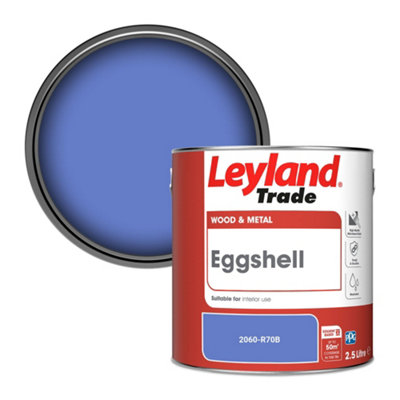 Leyland Trade Wood & Metal Eggshell Paint (2060-R70B) 2.5L from B&Q