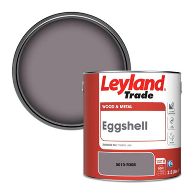 Leyland Trade Wood & Metal Eggshell Paint (5010-R30B) 2.5L from B&Q