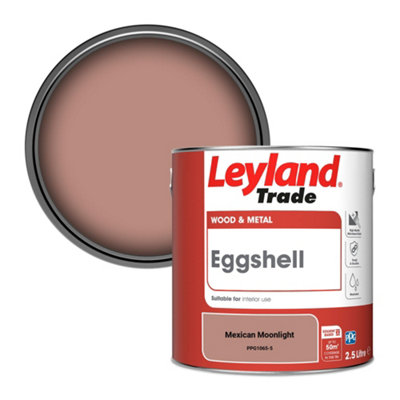 Leyland Trade Wood & Metal Eggshell Paint Mexican Moonlight (Ppg1065-5) 2.5L from B&Q