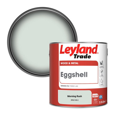 Leyland Trade Wood & Metal Eggshell Paint Morning Rush (Ppg1135-2) 2.5L from B&Q