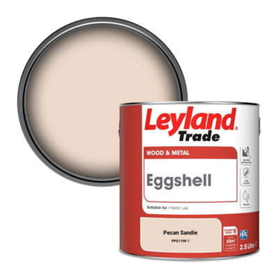 Leyland Trade Wood & Metal Eggshell Paint Pecan Sandie (Ppg1198-1) 2.5L from B&Q
