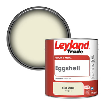 Leyland Trade Wood & Metal Eggshell Paint Good Graces (Ppg1211-1) 2.5L from B&Q