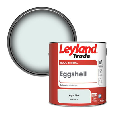 Leyland Trade Wood & Metal Eggshell Paint Aqua Tint (Ppg1234-1) 2.5L from B&Q