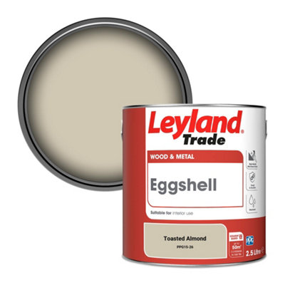 Leyland Trade Wood & Metal Eggshell Paint Toasted Almond (Ppg15-26) 2.5L from B&Q