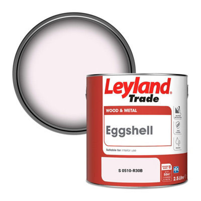 Leyland Trade Wood & Metal Eggshell Paint (S 0510-R30B) 2.5L from B&Q