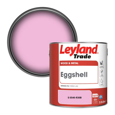 Leyland Trade Wood & Metal Eggshell Paint (S 0540-R30B) 2.5L from B&Q