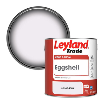 Leyland Trade Wood & Metal Eggshell Paint (S 0907-R30B) 2.5L from B&Q