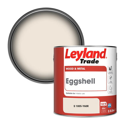 Leyland Trade Wood & Metal Eggshell Paint (S 1005-Y60R) 2.5L from B&Q