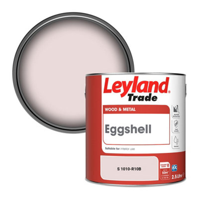 Leyland Trade Wood & Metal Eggshell Paint (S 1010-R10B) 2.5L from B&Q