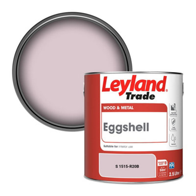 Leyland Trade Wood & Metal Eggshell Paint (S 1515-R20B) 2.5L from B&Q