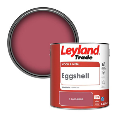 Leyland Trade Wood & Metal Eggshell Paint (S 2060-R10B) 2.5L from B&Q
