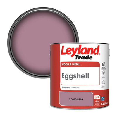 Leyland Trade Wood & Metal Eggshell Paint (S 3030-R20B) 2.5L from B&Q