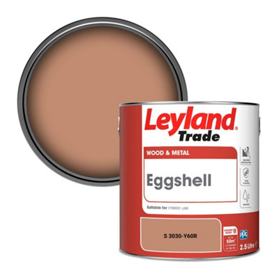 Leyland Trade Wood & Metal Eggshell Paint (S 3030-Y60R) 2.5L from B&Q