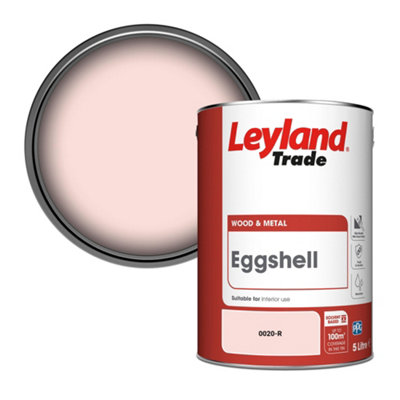 Leyland Trade Wood & Metal Eggshell Paint (0020-R) 5L from B&Q