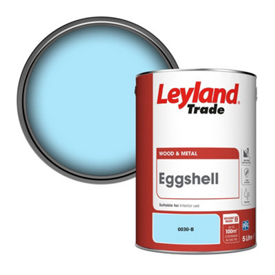 Leyland Trade Wood & Metal Eggshell Paint (0030-B) 5L from B&Q