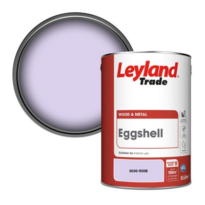 Leyland Trade Wood & Metal Eggshell Paint (0030-R50B) 5L from B&Q