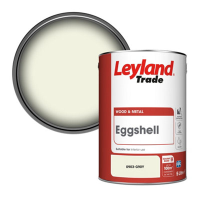 Leyland Trade Wood & Metal Eggshell Paint (0903-G90Y) 5L from B&Q