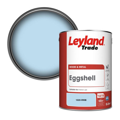 Leyland Trade Wood & Metal Eggshell Paint (1020-R90B) 5L from B&Q