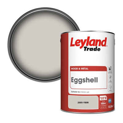 Leyland Trade Wood & Metal Eggshell Paint (2005-Y80R) 5L from B&Q