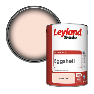 Leyland Trade Wood & Metal Eggshell Paint (S 0515-Y80R) 5L from B&Q
