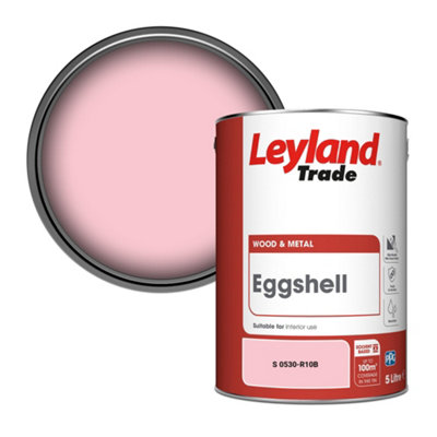Leyland Trade Wood & Metal Eggshell Paint (S 0530-R10B) 5L from B&Q