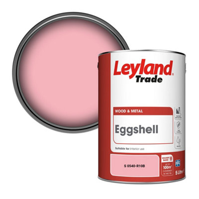 Leyland Trade Wood & Metal Eggshell Paint (S 0540-R10B) 5L from B&Q