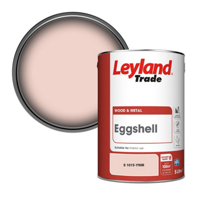 B&Q -  Wood & Metal Eggshell Paint (S 1015-Y90R) 5L
