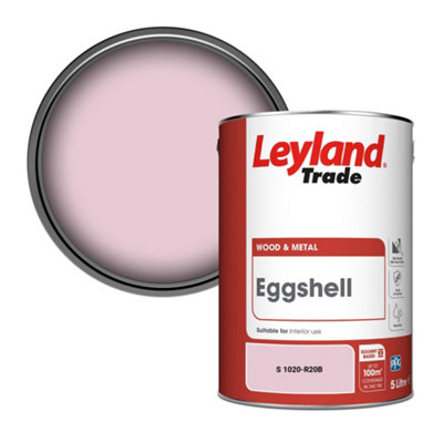 Leyland Trade Wood & Metal Eggshell Paint (S 1020-R20B) 5L from B&Q
