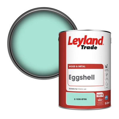 Leyland Trade Wood & Metal Eggshell Paint (S 1030-B70G) 5L from B&Q