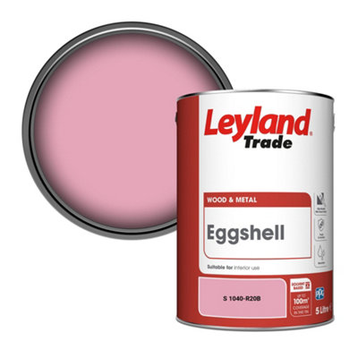 Leyland Trade Wood & Metal Eggshell Paint (S 1040-R20B) 5L from B&Q