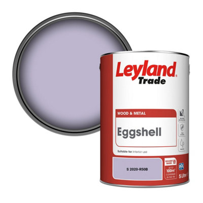 Leyland Trade Wood & Metal Eggshell Paint (S 2020-R50B) 5L from B&Q
