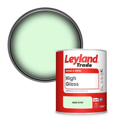 Leyland Trade Wood & Metal High Gloss Paint (0020-G10Y) 1L from B&Q