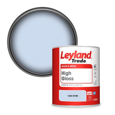 Leyland Trade Wood & Metal High Gloss Paint (1020-R70B) 1L from B&Q