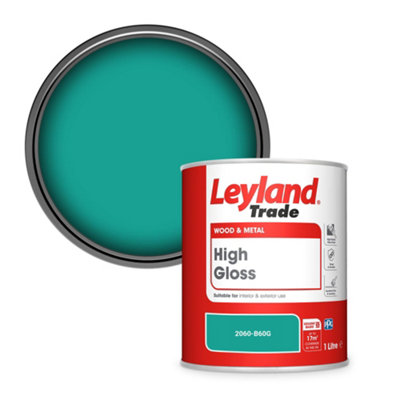 Leyland Trade Wood & Metal High Gloss Paint (2060-B60G) 1L from B&Q