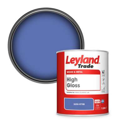 Leyland Trade Wood & Metal High Gloss Paint (3050-R70B) 1L from B&Q